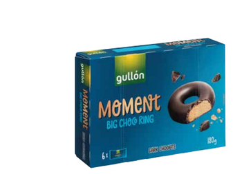 Gullon Big Choco Ring Negro Caja 180 g