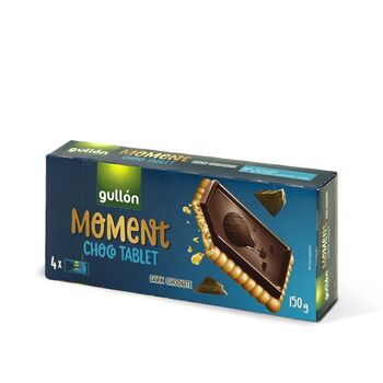 Gullon Choco Tablet Negro Caja 150 g