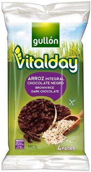 Gullon Tortitas Arroz con Chocolate Negro 105,2 g