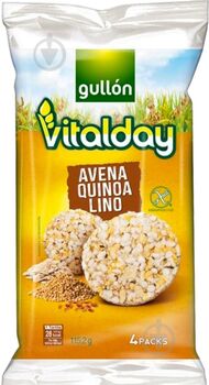 Gullon Tortitas Avena, Quinoa y Lino 115,2 g