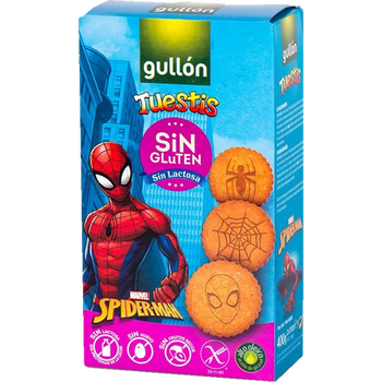 Gullon Tuestis Spiderman sin Gluten Caja 400 g