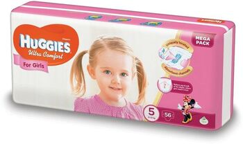 Huggies Diapers Ultra Comfort Mega Size 5 12-22 kg 56pcs