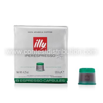 Illy Filter Coffee Green - Decaffeinato x 18 capsules
