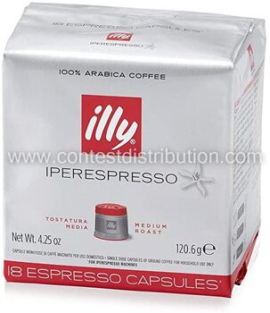 Illy Filter Coffee Red - Medium Roast x 18 capsules