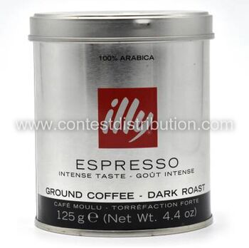 Illy Ground Coffee Bold 125 g TIN