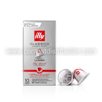 Illy Nespresso Compatible Classico Lungo capsules