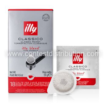 Illy Single Serving Coffee Roasting Media pods 131 g