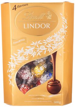 Lindor Gold Assorted Cornet 500G