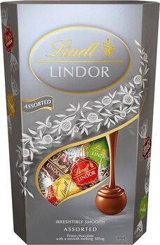 Lindor Silver Assorted Cornet 600G