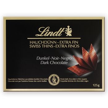 Lindt thins Dark Chocolate 125 g