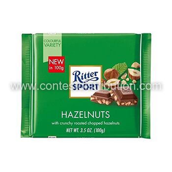 Ritter Sport Milk Chopped Hazelnut 100 g