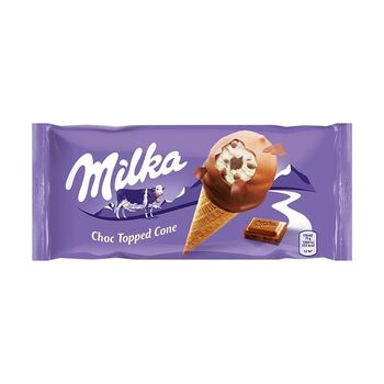 Milka Ice Cream Ball Top Cone 110ml