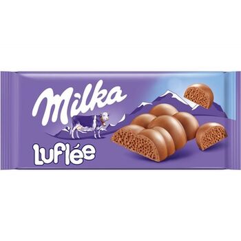 Milka Luflee Alpine Milk Chocolate 100 g