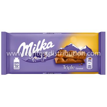 Milka Triple Caramel 90 g