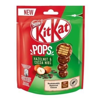 Nestle Kit Kat Pops Hazelnut & Cocoa Nibs 110 g