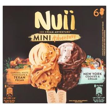 NUII Texan Pecan +New York Cookies 6x55ml