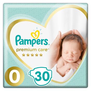 PAM PREMIUM CARE 0 NEWBABY SP(30)<2.5KG