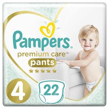 PAMPERS 4 PC PANTS 9-15KG CP(22)