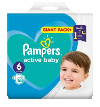 PAMPERS 6 AB 13-18KG GPP(68)