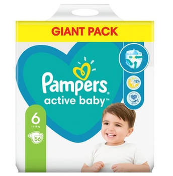 Pampers Diapers Giant NO.6  56pcs