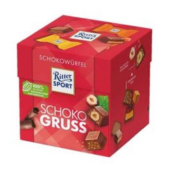 Ritter Sport  Chocolate Cube Vielfalt (Schoko gruss) 176g