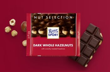 Ritter Sport Dark Whole Hazelnuts 100 g