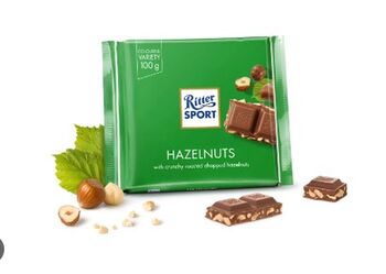 Ritter Sport Milk Chopped Hazelnut 100 g