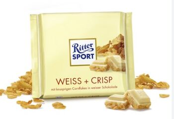 Ritter Sport White + Crisp 100 g