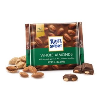 Ritter Sport Whole Almonds 100 g