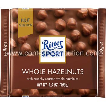 Ritter Sport Whole Hazelnuts 100 g
